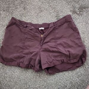 Women's Casual Purple Shorts